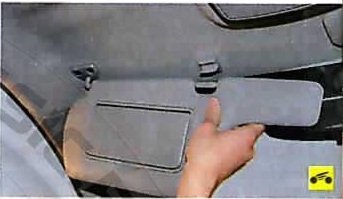 Противосолнечный козырек Nissan Almera