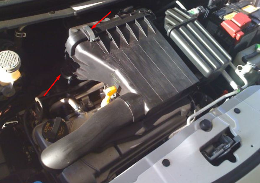 Замена воздушного фильтра Suzuki Alto