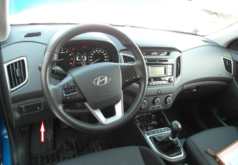 Проверка уровня масла в АКПП Hyundai Creta